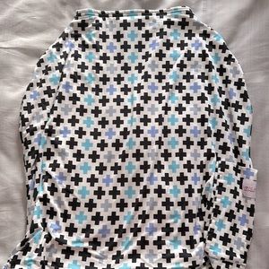 Lined Infant Car Seat Cover/Nursing Cover